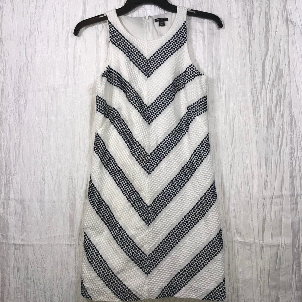 Anne Taylor Embroidered Sheath Dress